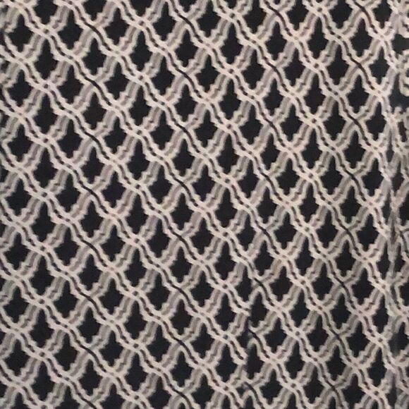 NY & CO IKAT MOROCCAN GEO PRINT COTTON FIT & FLARE MIDI DRESS WITH POCKETS LARGE - Picture 10 of 12